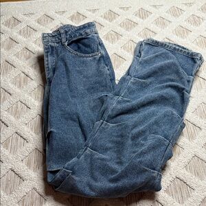 PrettyLittleThing Women's Relaxed Blue Jeans